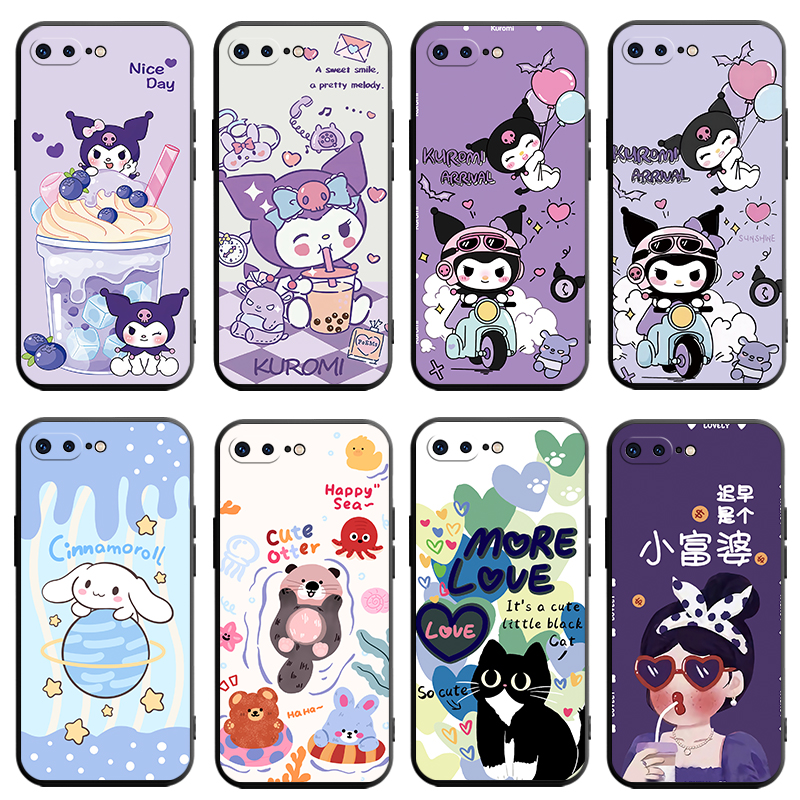 适用苹果7plus的手机壳iphone7plus 高级感a1661女款7p防摔apple男士7splus卡通7p送钢化膜ip全包7puls硅胶