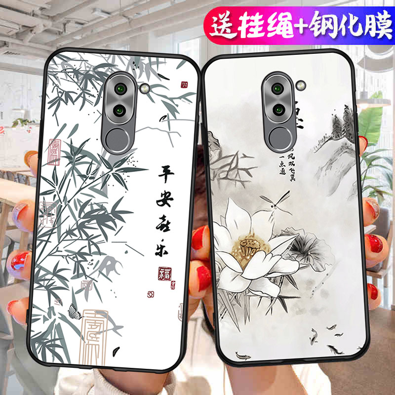 适用于华为荣耀6x手机壳huawei硅胶bln-al10简约荣誉6X卡通壳hw h0n0r六叉新款honor 6x时尚防摔个性创意机壳