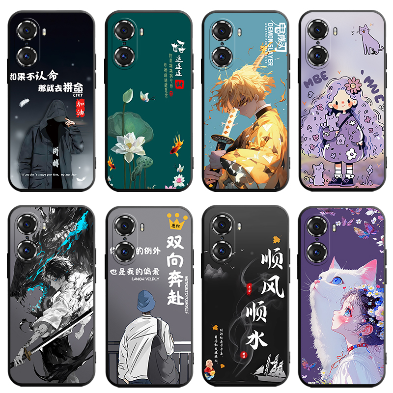 适用荣耀TNA一AN00手机壳TNAAN保护TNAANOO套Honor60Pro华为新款ANOO外壳Por硅胶全包防摔Pr0曲屏曲面屏男女