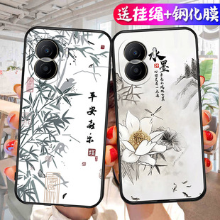 适用荣耀DIO一AN00手机壳DIOAN00保护ANOO套荣耀play7TPRO华为HONORX硅胶X40iX401全包DI0防摔男X4Oi女中国风