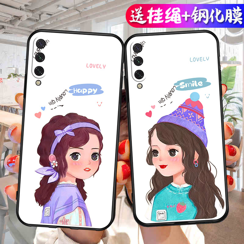 适用小米CC9手机壳MiCC9E美图定制版保护套M1904F3BC新款Meitu外壳Mi硅胶Edition全包MlCC防摔C9女款卡通