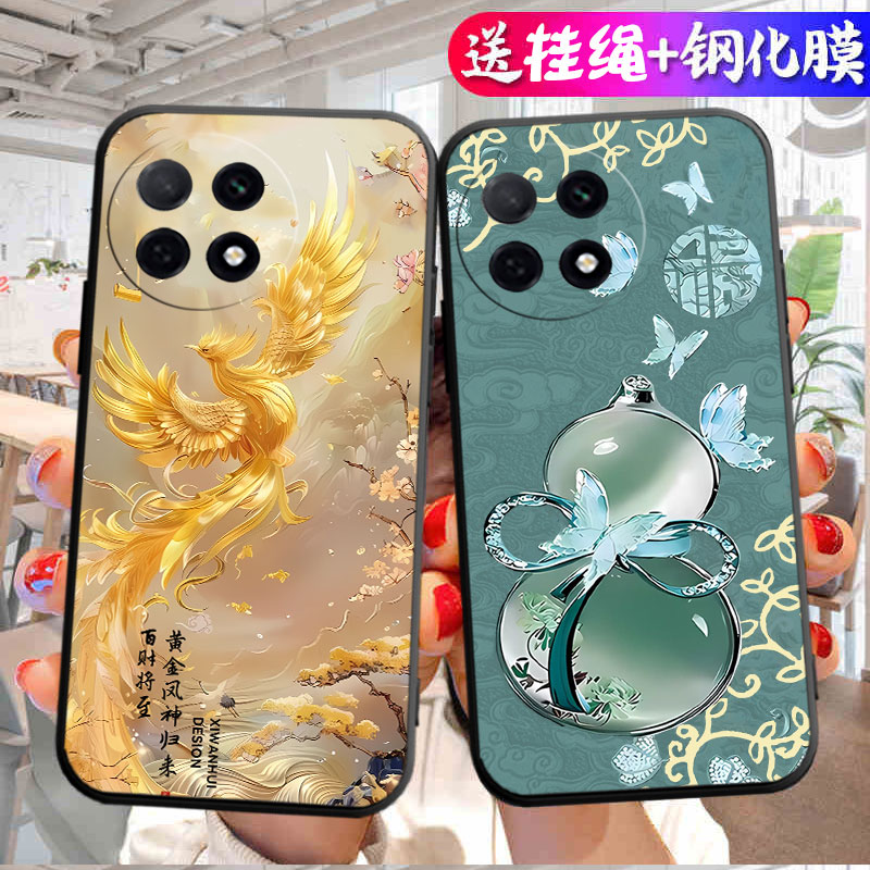 中国风新年版招财适用PKP110手机壳OPPOPKP110保护套OPPO型号新款软硅胶外壳ProPKP全包防摔OPPOA5Pro男女