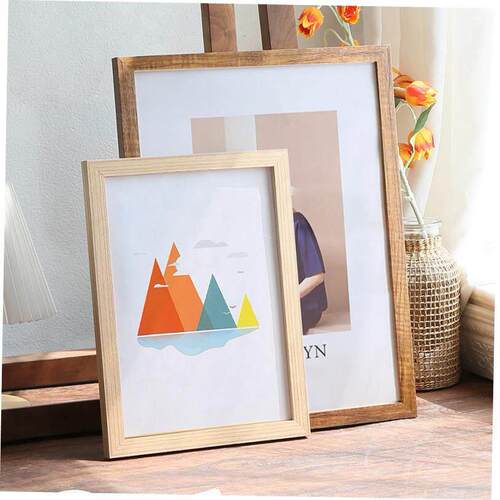 Creative solid wood picture frame photo A4 A3 8K 4K 24inches