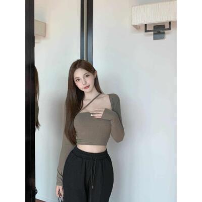 American style pure desire hot girl wind square collar base