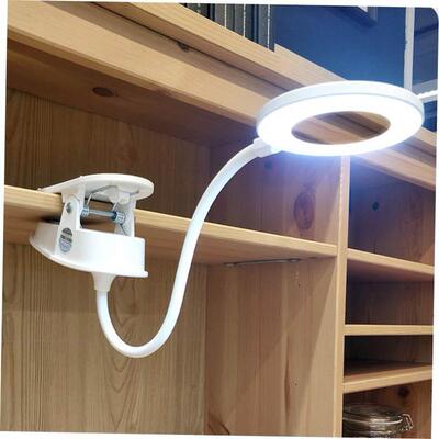 Clip LED Desk Lamp Reading Lamp Study Light Rechargeable 1