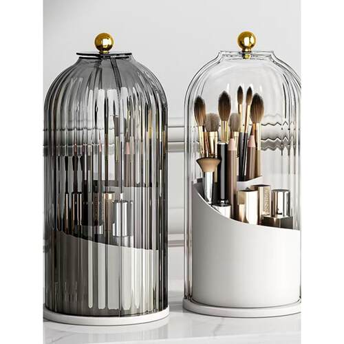 360° Rotating Makeup Brush Holder Desktop360°旋转化妆刷架