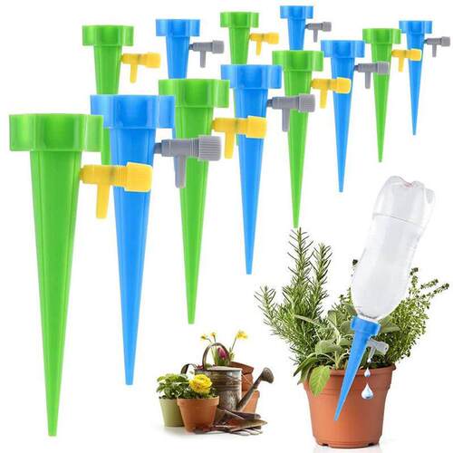 1/6/12PCS Auto Drip Irrigation Watering System Dripper Spike