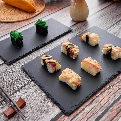 european hotel cheese slate plate stone western盘10英寸四方