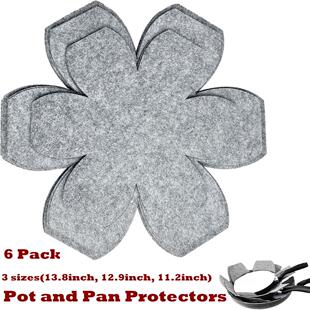 Pot and Pan Protectors Separator Stacking Protecting Pads