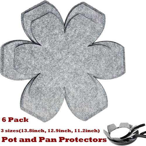 Pot and Pan Protectors Separator Stacking Protecting Pads