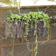 壁挂陶瓷墙上花盆批发创意欧式绿萝悬挂装饰花瓶多肉吊盆有孔无孔