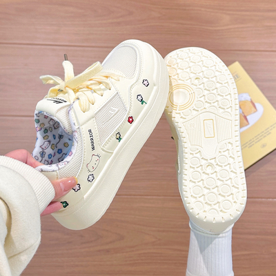 回力网面透气小白鞋女2026