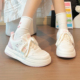 女2025秋季 新款 小众设计感鞋 回力少女粉小白鞋 子女厚底学生板鞋 女