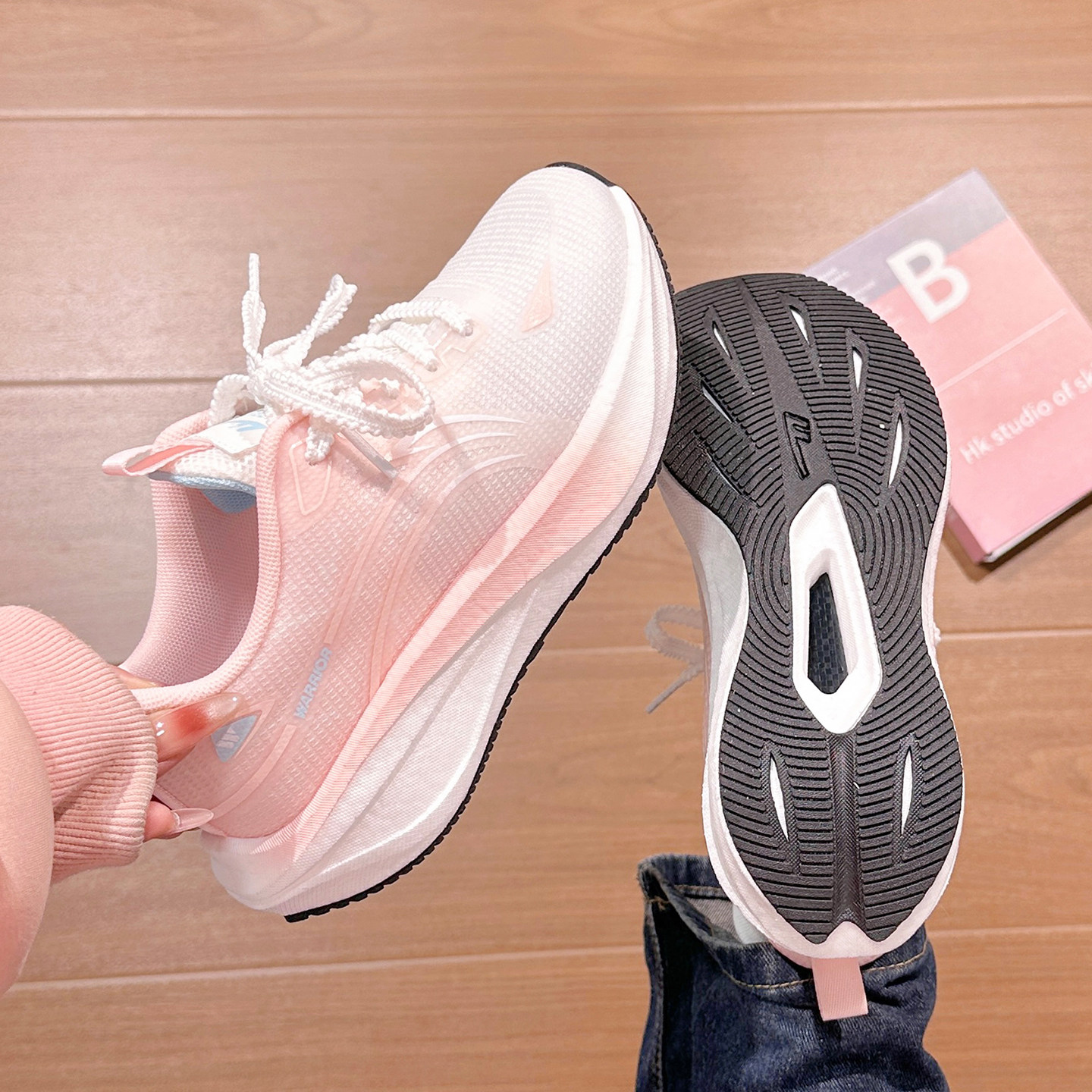 回力鞋子女2026新款春季百搭轻便软底防滑厚底减震跑步运动鞋女款