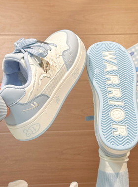 回力猫咪小白鞋女2026春季新款韩版小众休闲鞋学生厚底户外板鞋子