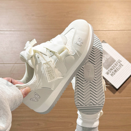 回力蝴蝶加绒德训鞋女2025新款