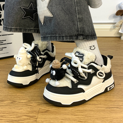 Warrior/回力青春少女板鞋二棉鞋