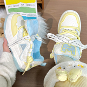 多巴胺加绒小白鞋 女2025新款 二棉鞋 回力冬季 女厚底防滑初中生板鞋