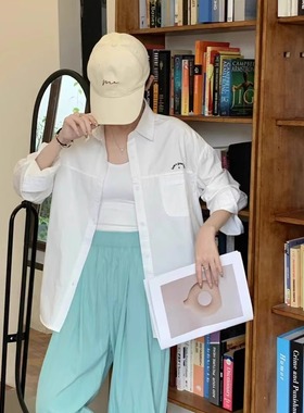 黄色衬衫女长袖纯棉宽松2025早秋新款POLO领前短后长外穿通勤韩版