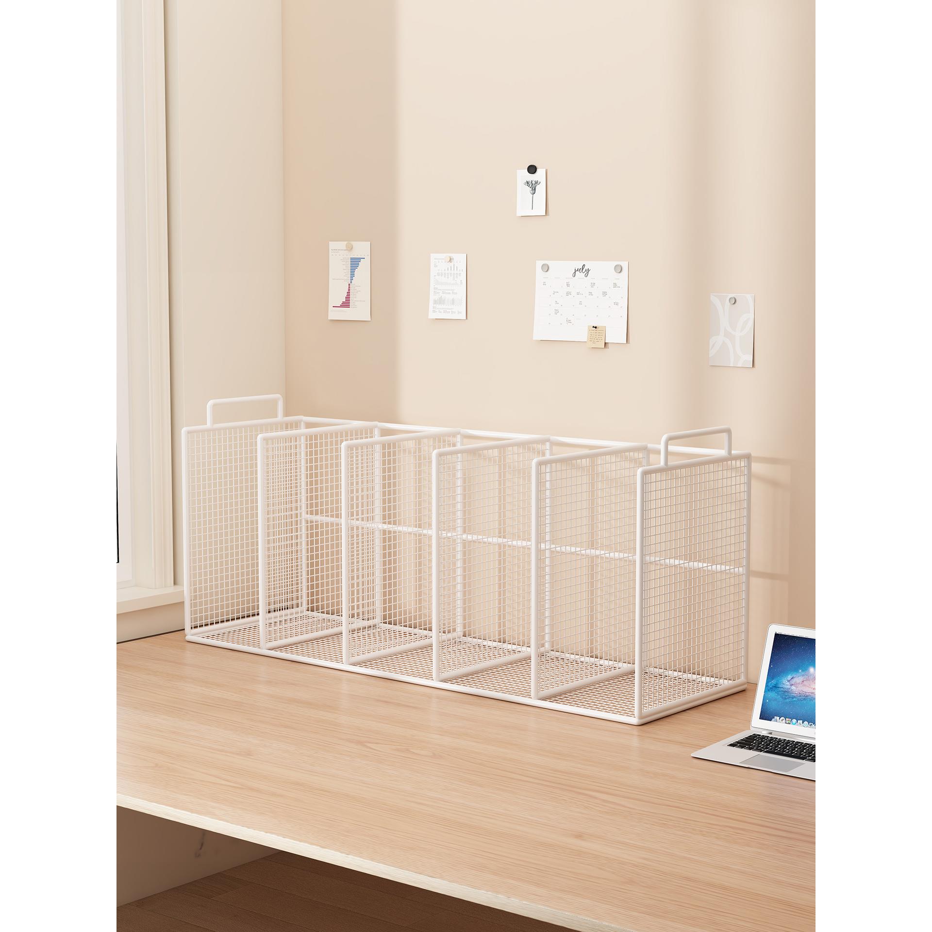 桌面书架书立书本收纳架简易多层文件学生宿舍书桌收纳整理置物架