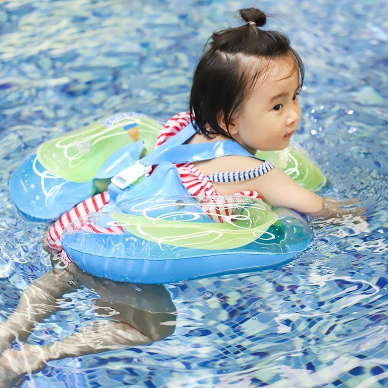 游泳馆专用 婴儿腋下圈幼宝宝洗澡趴圈加厚大号U形圈 超柔软