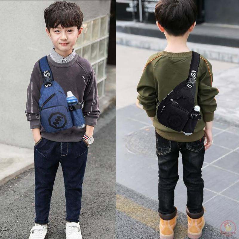 男童包包小包韩版男孩子斜挎包时尚潮背包学生小挎包帅气儿童胸包