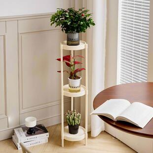 花架子客厅落地式花盆架子室内装饰置物架盆栽摆件新中式花架铁艺