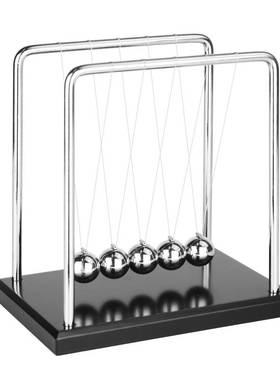 动态简约科技感旋转客厅小物件摇摆器不倒牛顿物理永动力摆件可爱