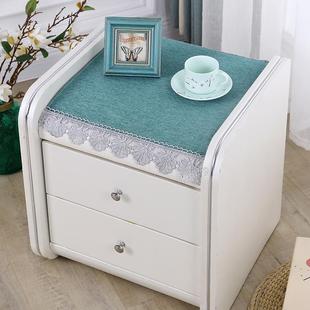 2024新款轻奢高级感床头柜盖布套罩保护垫防脏布艺专用垫子铺巾