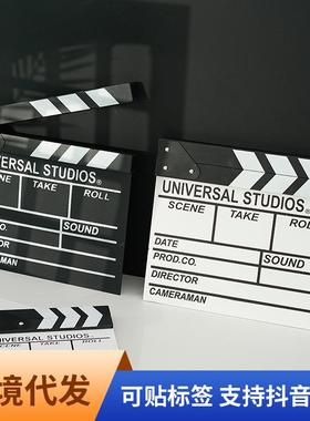 电影开拍牌导演板便携式action开机板打板新款道具拍
