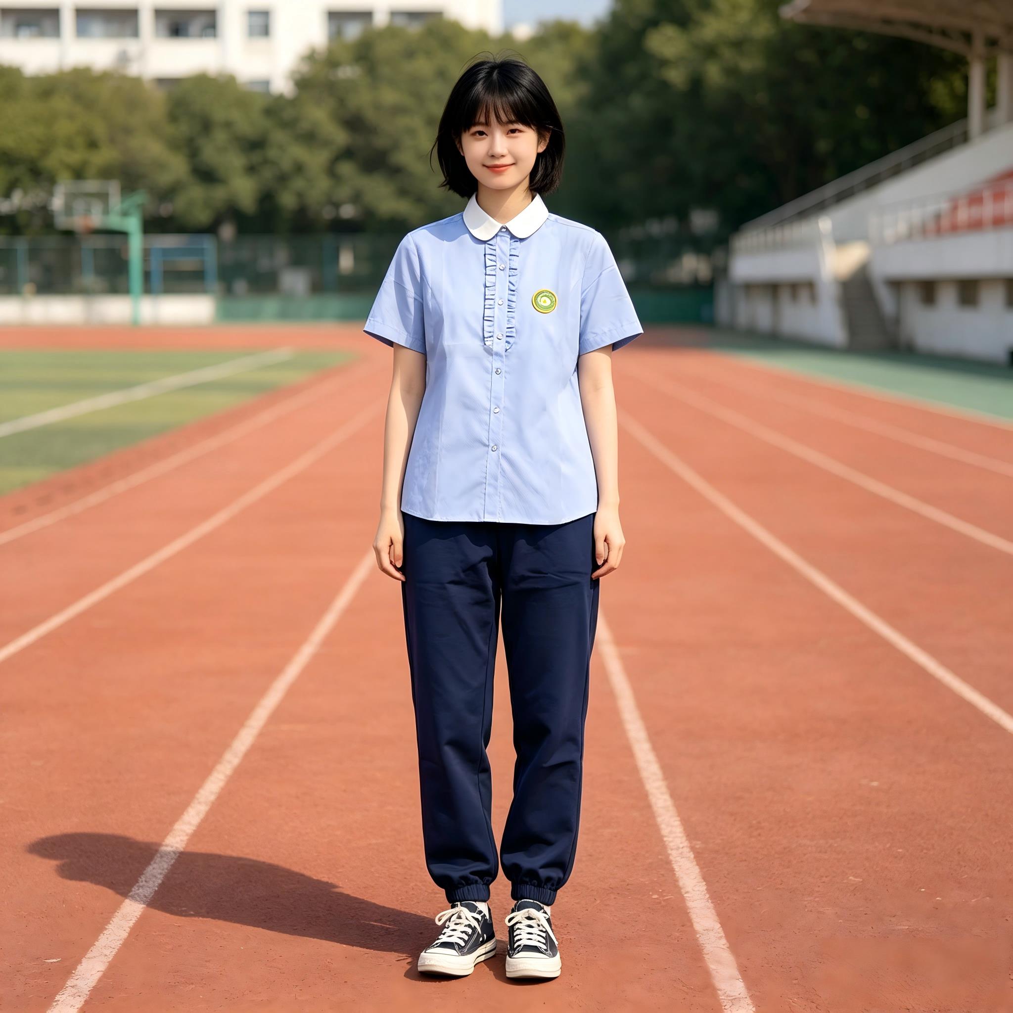 【古林】女短袖衬衫长裤4