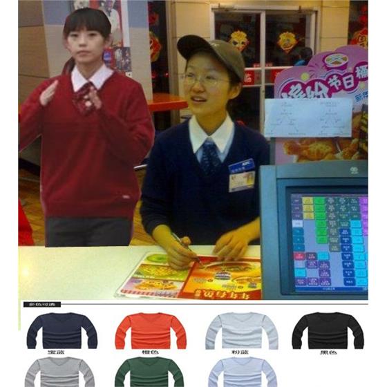 肯德基西餐厅服务员工作