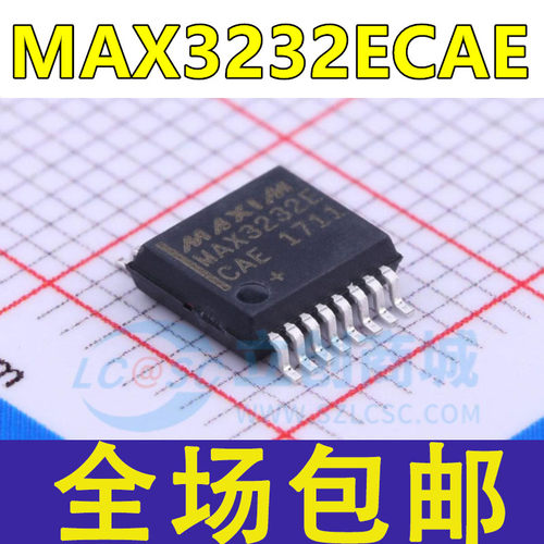 全新 MAX3232ECAE MAX3232E 贴片SSOP16 收发器RS-232收发器芯片