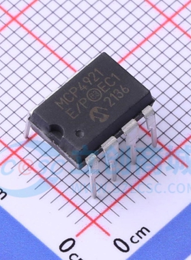 原装正品 MCP4921-E/P 丝印MCP4921 直插DIP-8数模转换器芯片IC