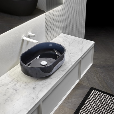 意大利进口 antoniolupi BORGHI60 彩色树脂台上盆 洗手池