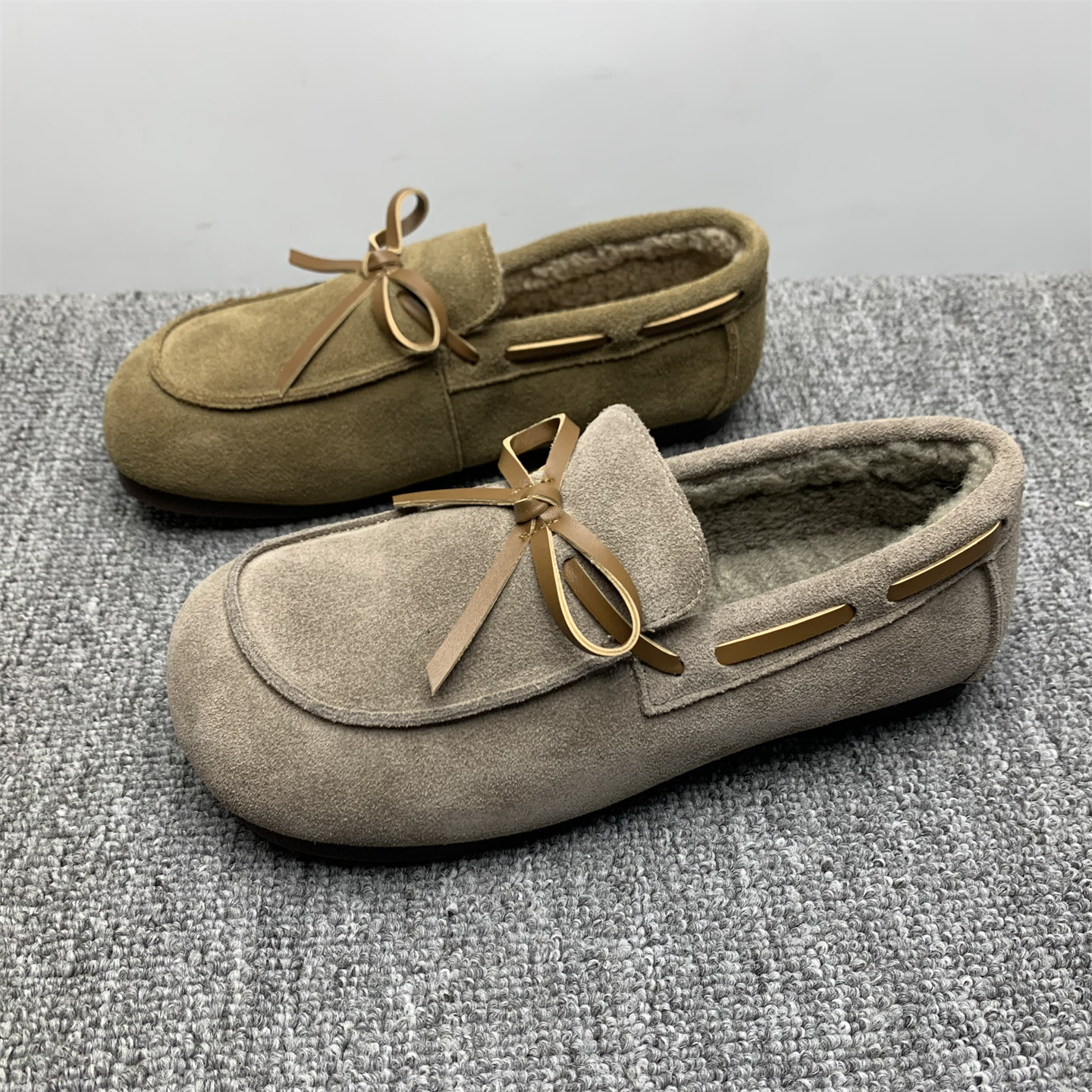 撤柜处理真皮加绒保暖博肯鞋2025冬新款软底防滑一脚瞪复古豆豆鞋,女鞋,勃肯鞋/软木鞋,淘宝优惠券,粉丝福利购,淘宝优惠卷