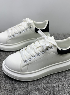 断码处理厚底增高小白鞋女2025秋季新款韩版百搭简约学生运动板鞋