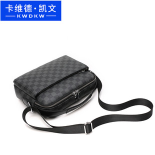 Cavid Kevin男士斜挎包防水单肩包韩版百搭耐磨小方包邮差休闲包