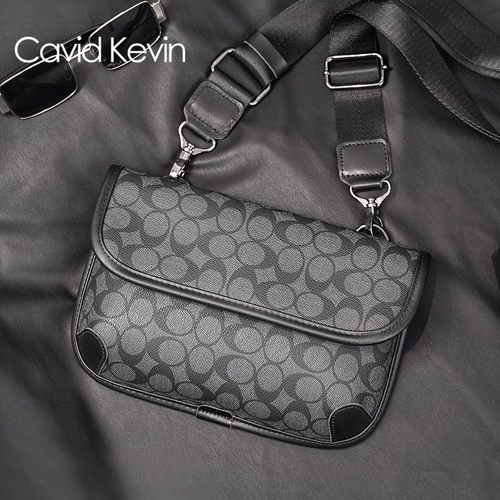 男士休闲单肩包虎头包斜挎包