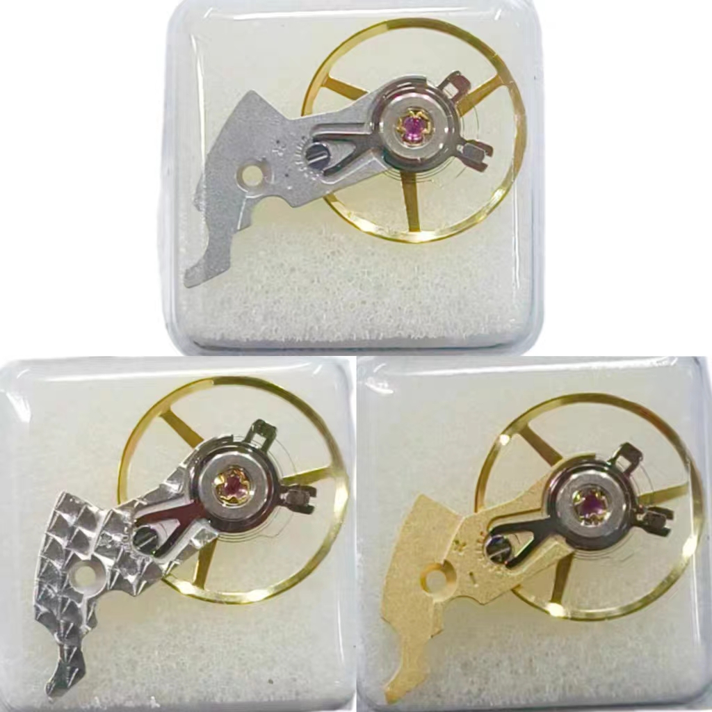 全新 代用ETA2824 2836機(jī)芯擺輪擺夾板總成 2834全擺機(jī)芯配件