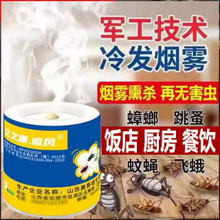 餐饮厨房卧室烟雾杀蟑螂跳蚤飞蛾