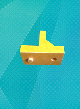 电焊机散热器支架胶木脚垫逆变直流焊机脚绝缘底座T型支架橘黄色