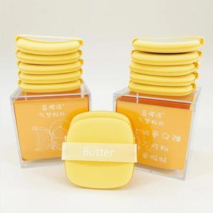 蓝樱诺粉扑黄油气垫粉扑超软不吃粉干湿两用服帖粉扑定妆加厚正品