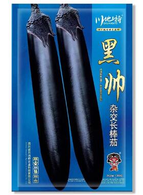 杂川NMS地特黑帅交长产棒茄子种子早中熟高抗病强耐贮运大春秋播