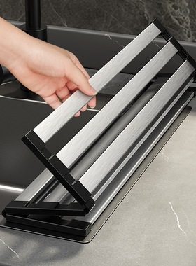 304 stainless steel kitchen sink drain rack / sinkware dish