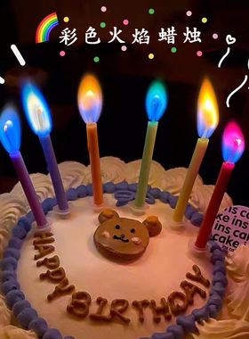 Birthday candles local gold bright gold pencil candle long