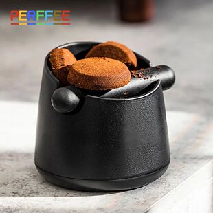 Coffee Knock Box with Rubber Knock Bar 0.8L Espresso Grounds