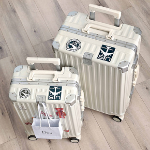 aluminium suitcase women men 26inc thicken luggage 24  cabin