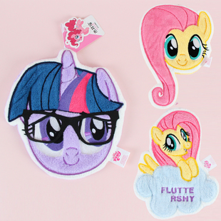 小马宝莉擦手巾挂式厨房浴室加厚珊瑚绒不掉毛吸水毛巾不发臭卡通