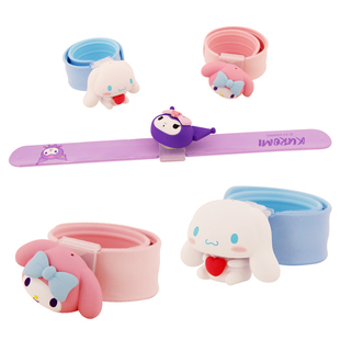 玉桂狗美乐蒂库洛米啪啪圈儿童手环拍拍宝宝发光玩具女男童幼儿园